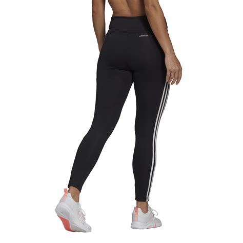 bij hoge taille kroontje sportlegging adidas